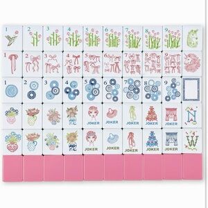 American Mahjong Tile Set Grandmillennial Coquette Mahjong 2 LEFT!